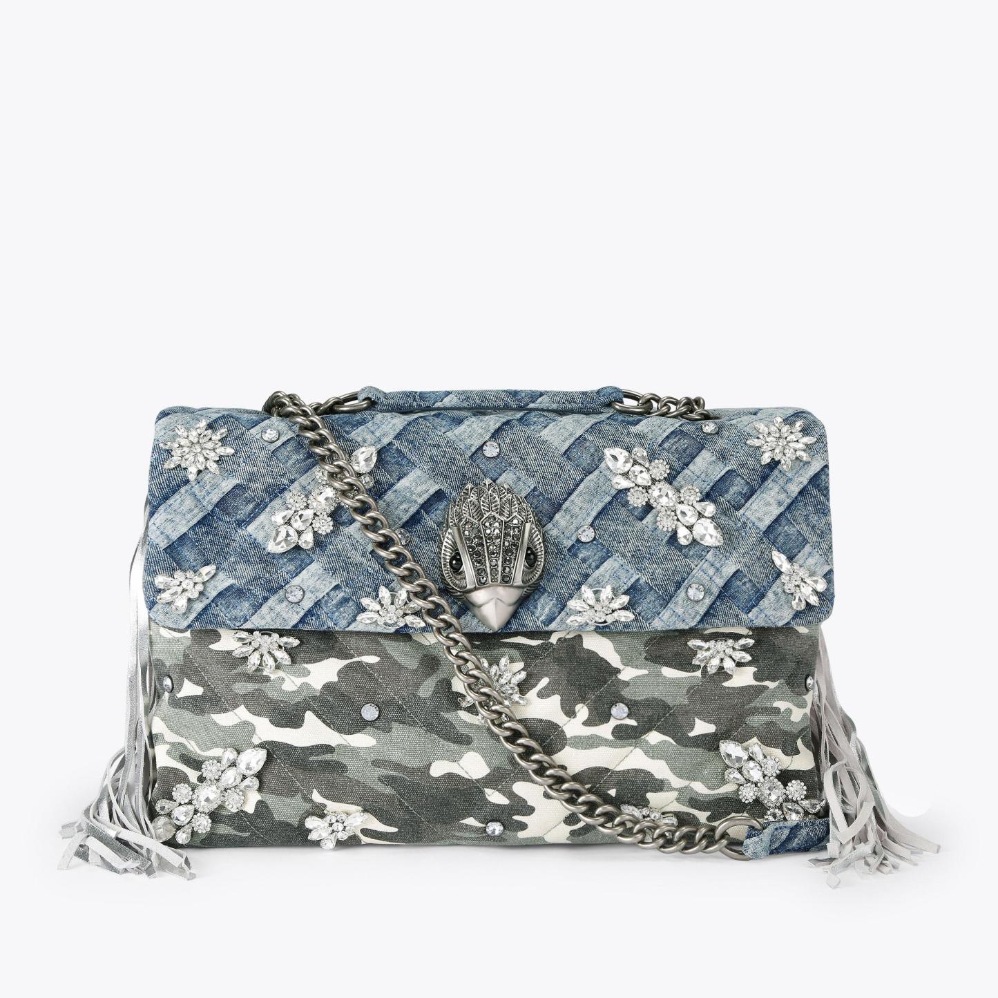 Kurt Geiger London Xxl Crystal Kensington Bag - Multi Colored