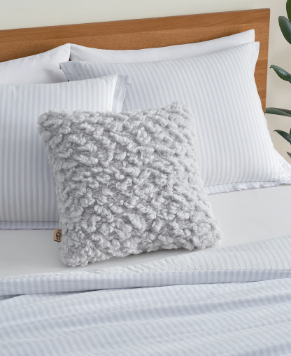 UGG® Shira Textured Decorative Pillow, 20" x 20" - Stone