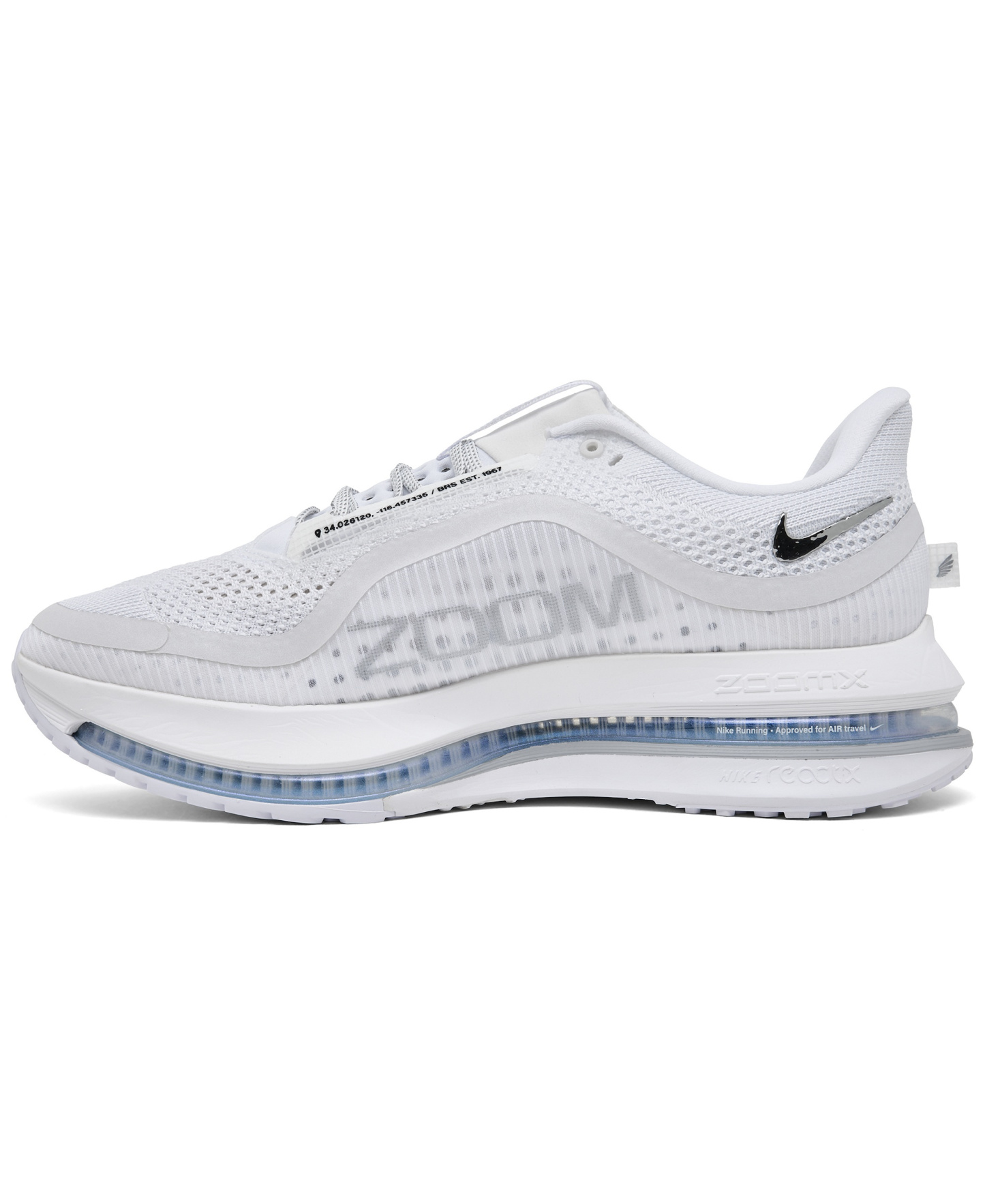 Nike Men's Pegasus Premium Running Sneakers from Finish Line - Black,Silver Metallic,Gum