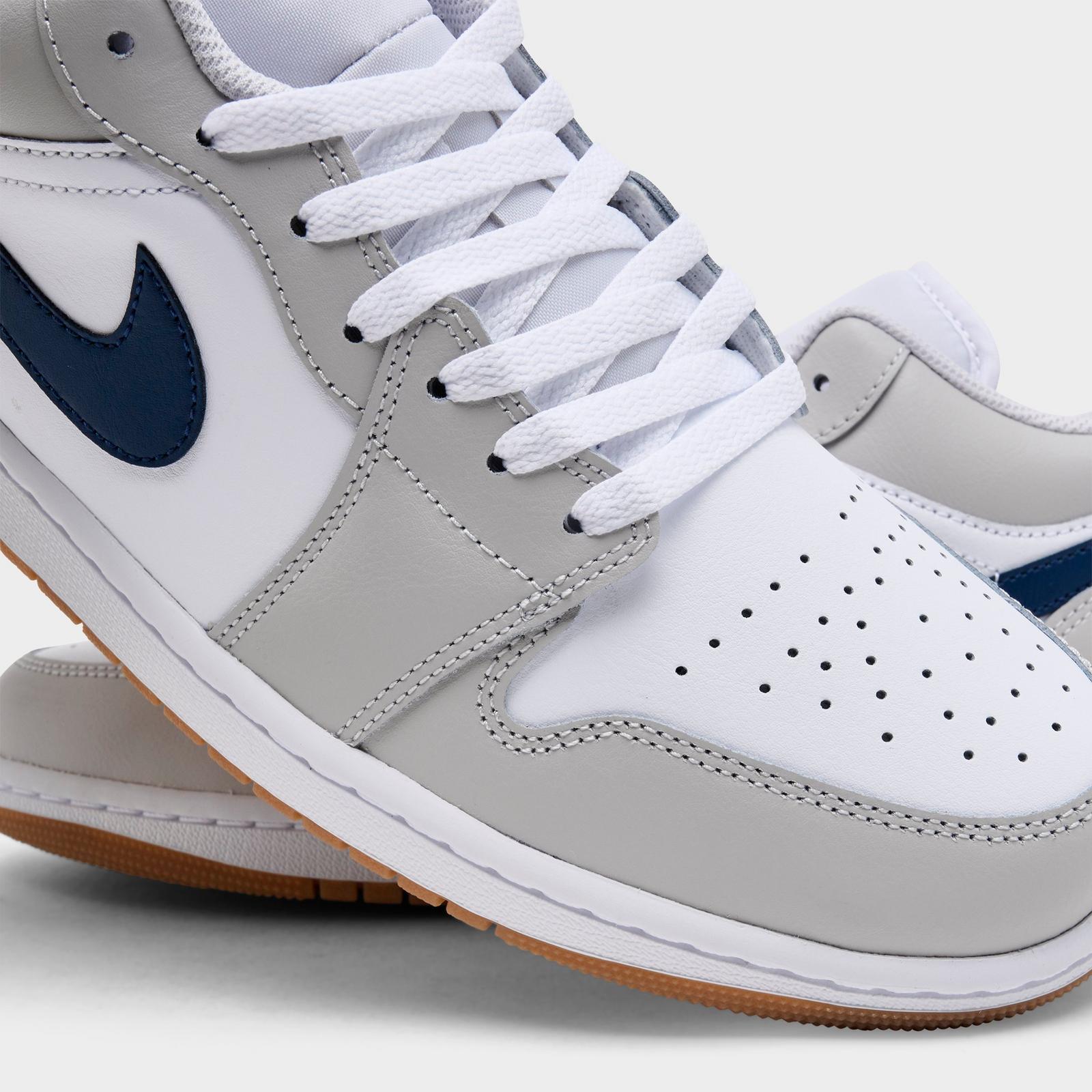 Men's Air Jordan Retro 1 Low Casual Shoes - Black/True Blue/Varsity Red/Summit White - view 3