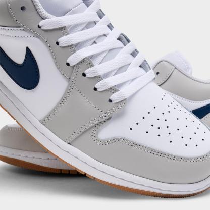 Men's Air Jordan Retro 1 Low Casual Shoes - Black/True Blue/Varsity Red/Summit White - view 3