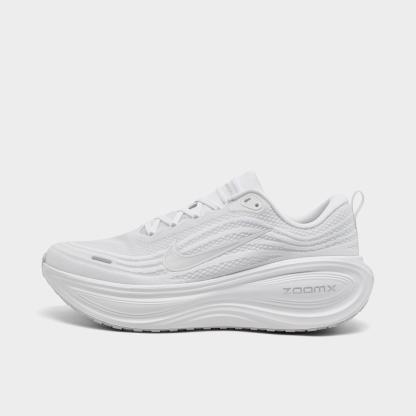 Men's Nithtke Vomero Plus Running Shoes - Part 1 - White/Photon Dust/Metallic Silver/Summit White - Left shoe facing left. Outside of the shoe.