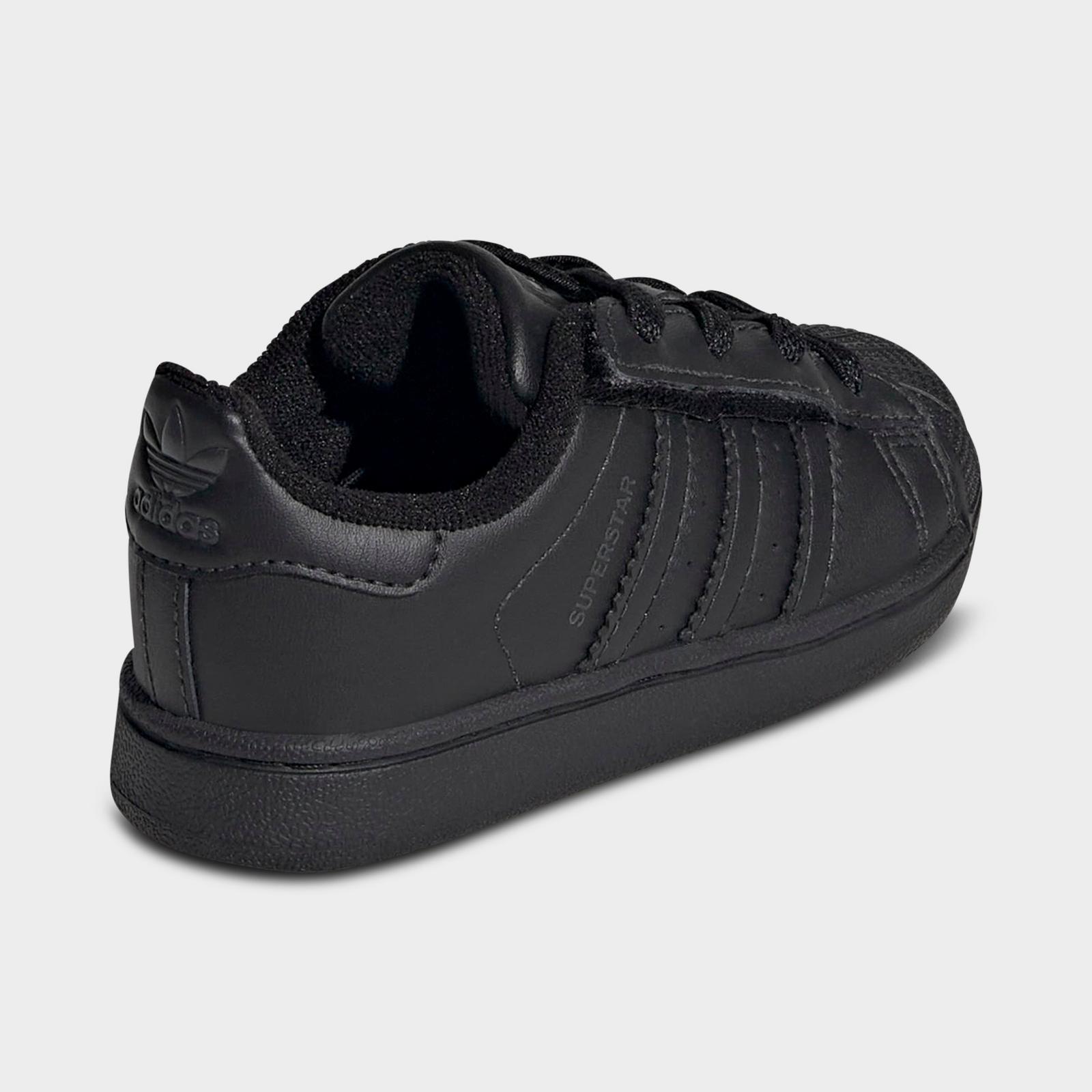 Kids' Toddler adidas Originals Superstar Casual Shoes - Black/Black/Black - view 4