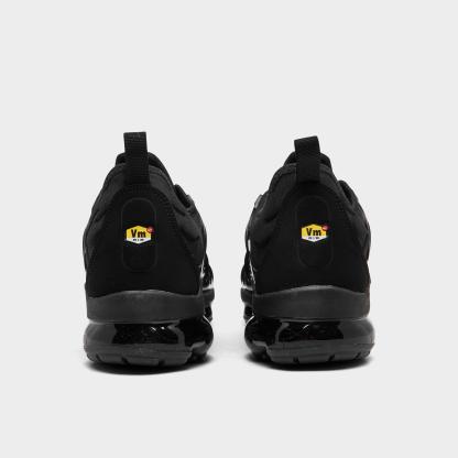 Men's Nithtke Air VaporMax Plus Running Shoes - Part 1 - Black/Black/Dark Grey - Back view