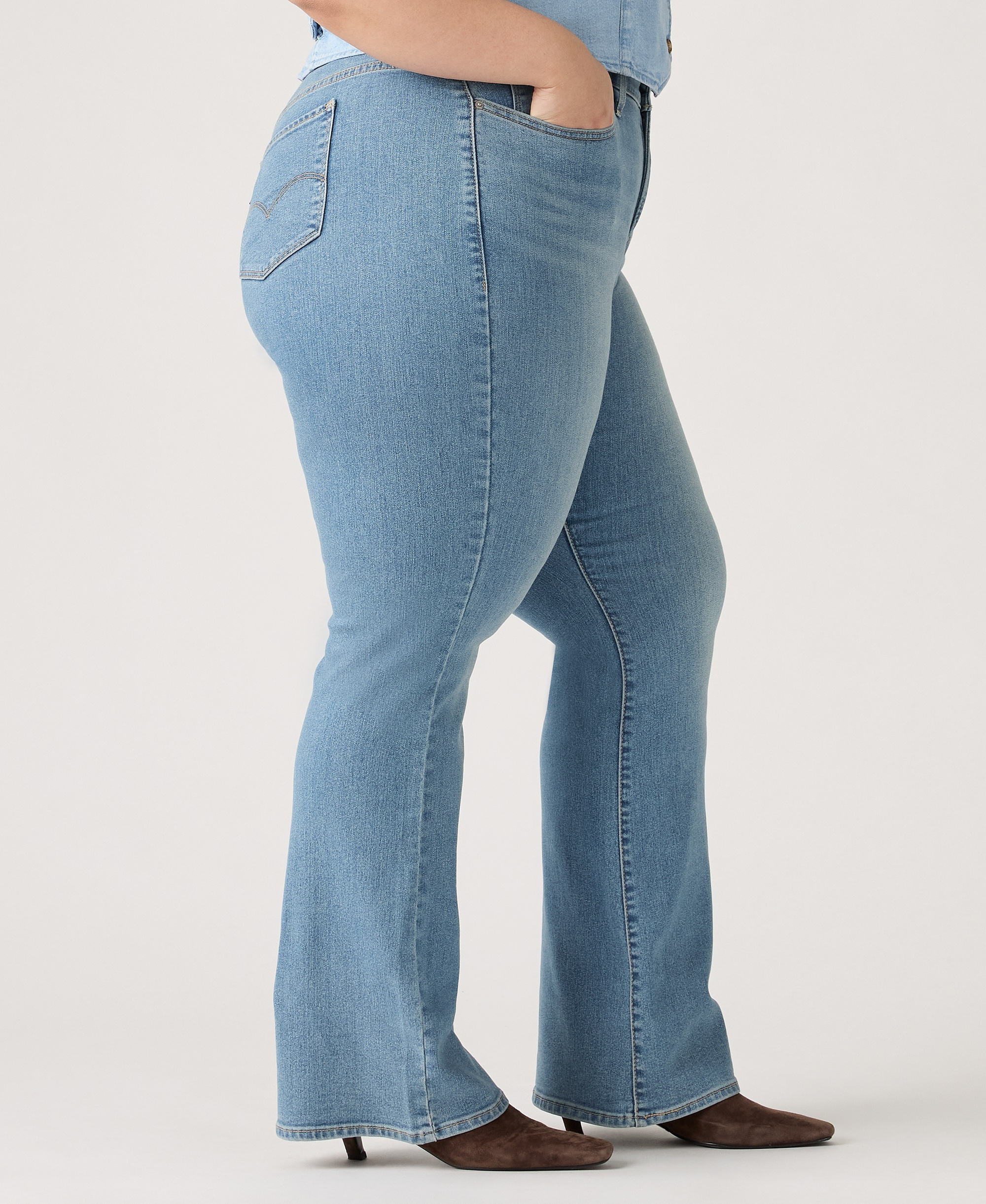Levi's 315 Shaping Mid Rise Lightweight Bootcut Jeans - Camp Denim Plus