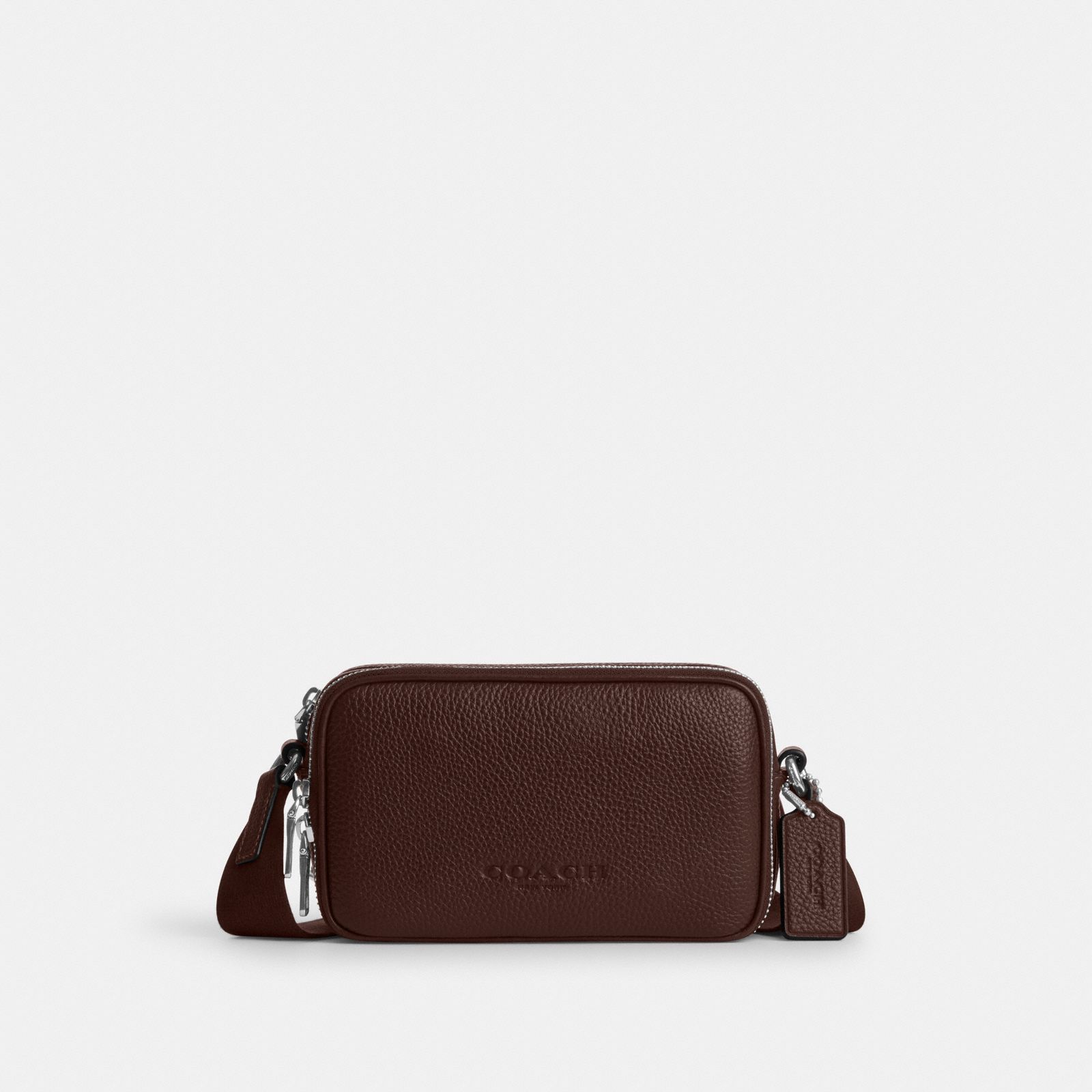 Colton Crossbody Bag 19 - Silver/Maple