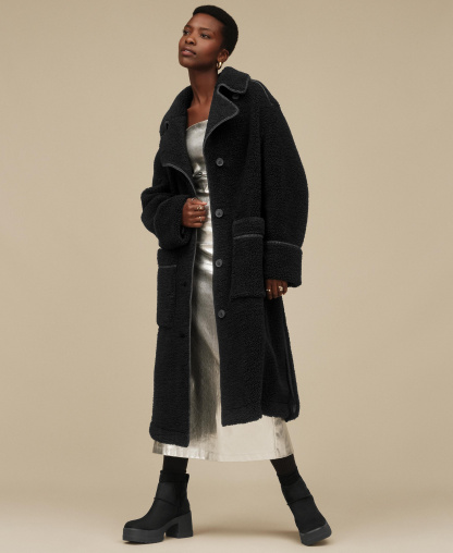 UGG Women's Sema Fluff Coat - Black