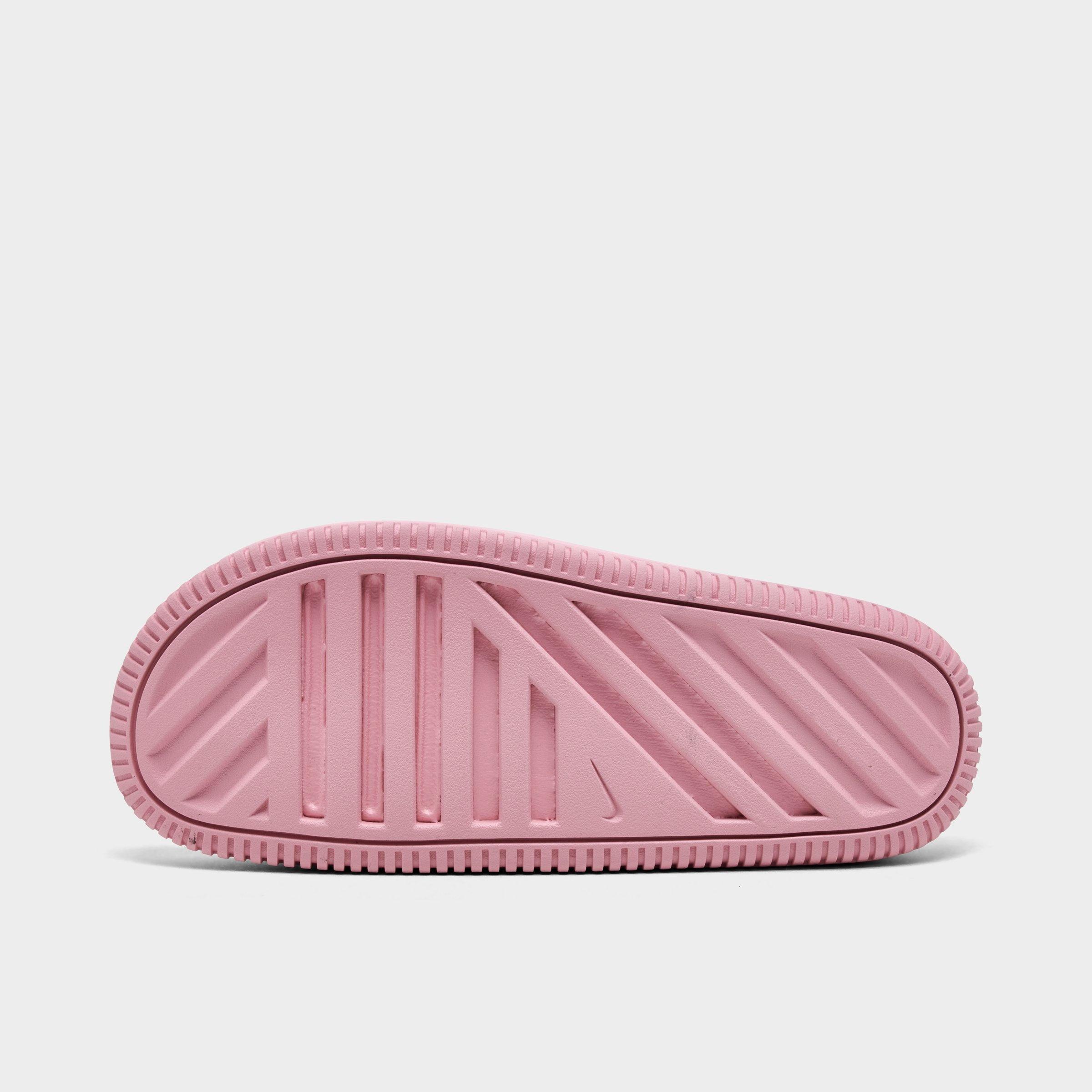 Big Kids' Nithtke Calm 2.0 Slide Sandals - Medium Soft Pink/Medium Soft Pink - Bottom view