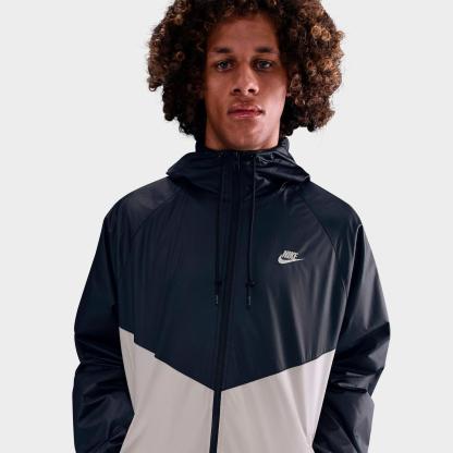 Men's Nike Windrunner Lined Jacket - Black/Cream II