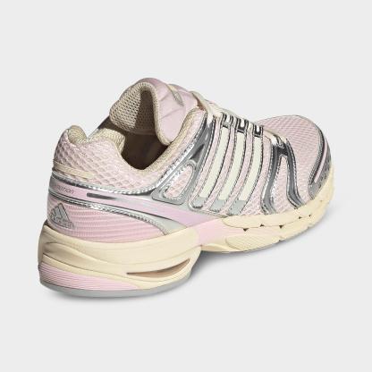 Women's adidas Adistar Control 5 Pony Print Casual Shoes - Part 3 - Warm Vanilla/Clear Pink/Silver Metallic - Back view