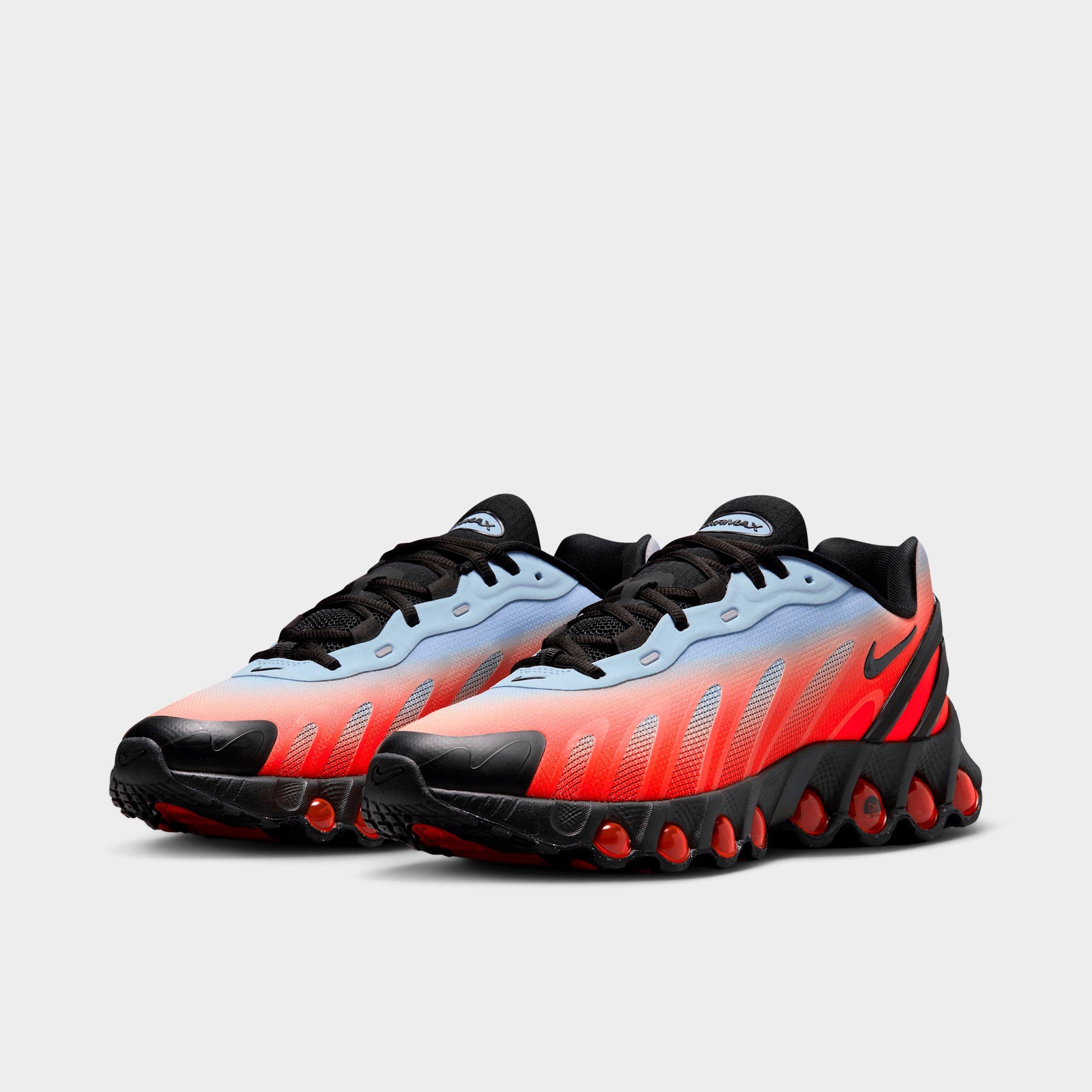 Men's Nithtke Air Max Dn8 Casual Shoes - Royal Tint/Bright Crimson/Black/Black - Both shoes facing left