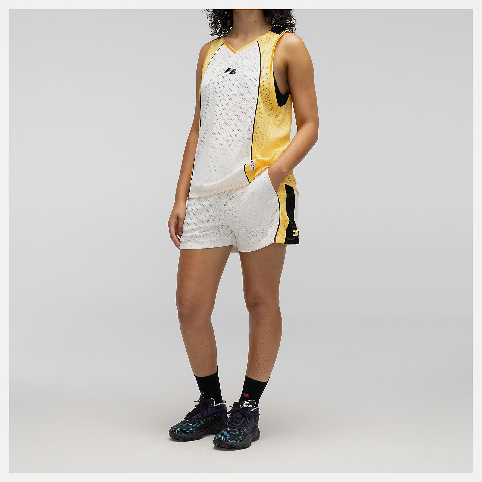New Balance Basketball Performance Mesh Short, WB61O09QSST