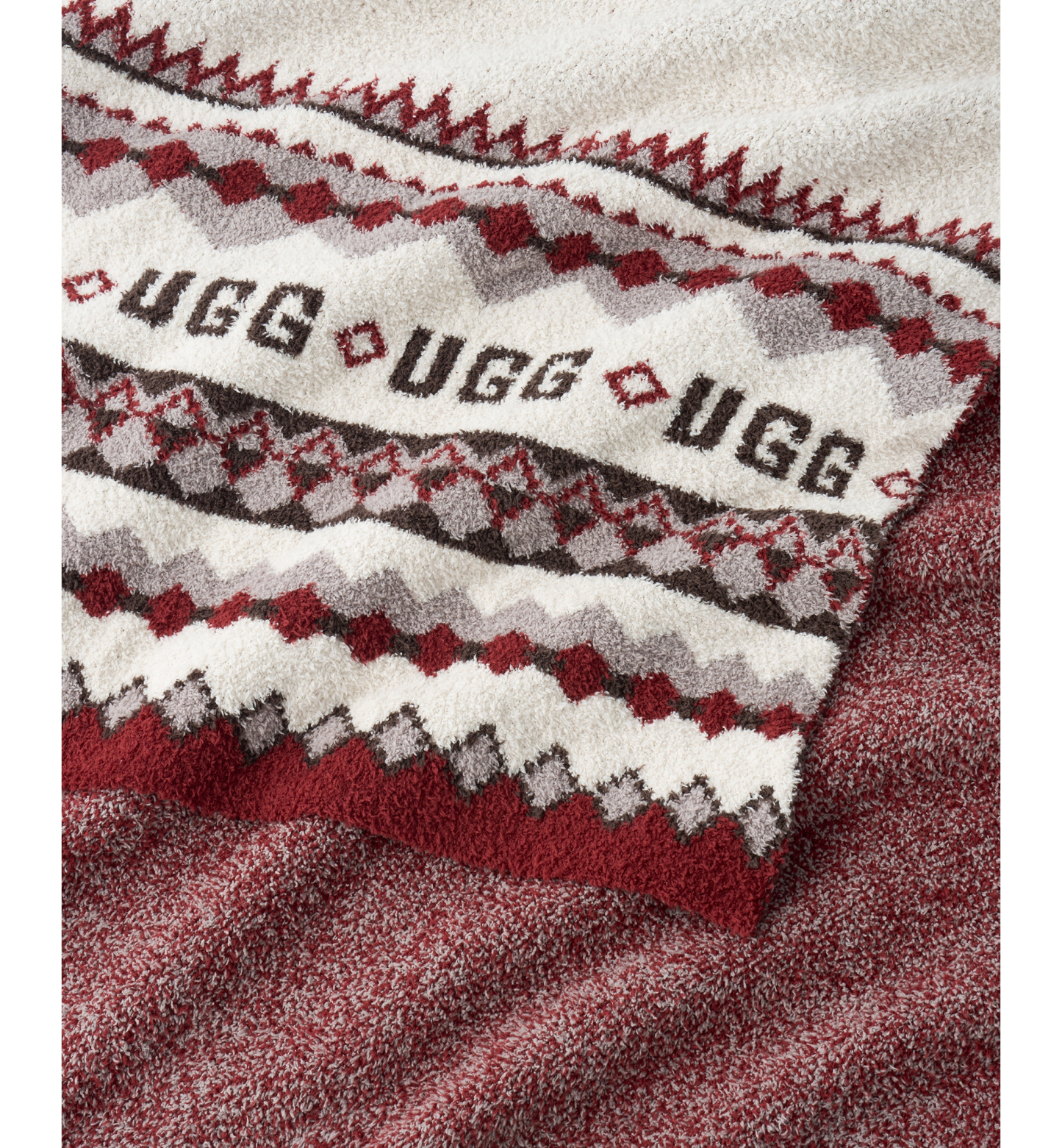 UGG® Polaris Knit Throw, 50" x 70" - Cream