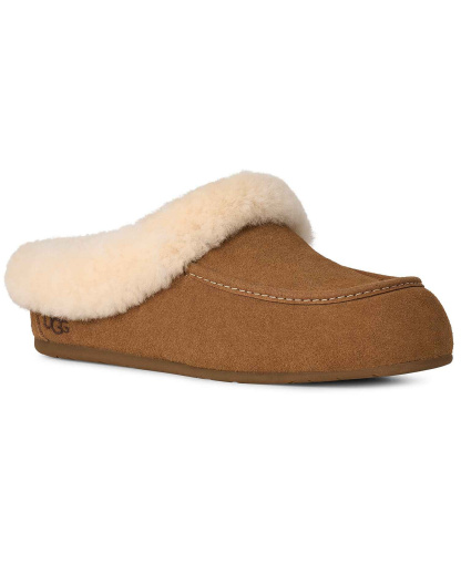 UGG® Women's Ansley Moccasin Slip On Slippers - Chestnut