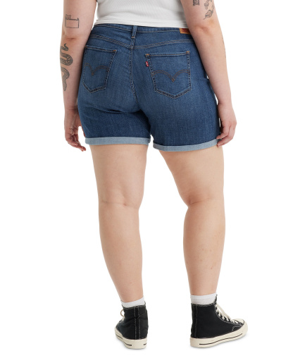 Levi's Women's Mid Rise Mid-Length Stretch Shorts - Stop The Confusion