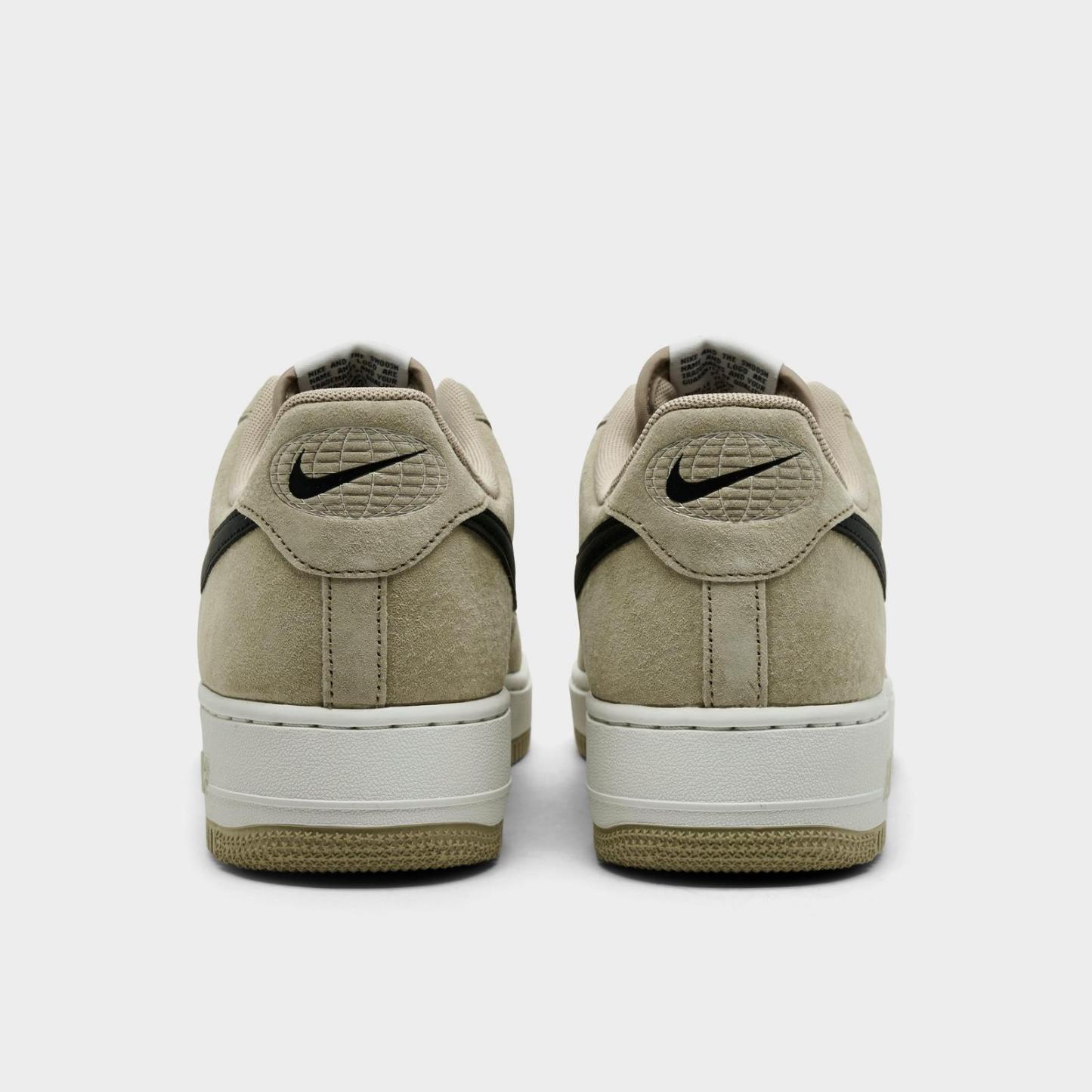 Men's Nike Air Force 1 '07 LV8 Casual Shoes - Summit White/Desert Khaki/Black