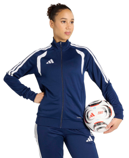 adidas Women's Tiro 26 Quarter-Zip Jacket - Team Navy Blue 2/White