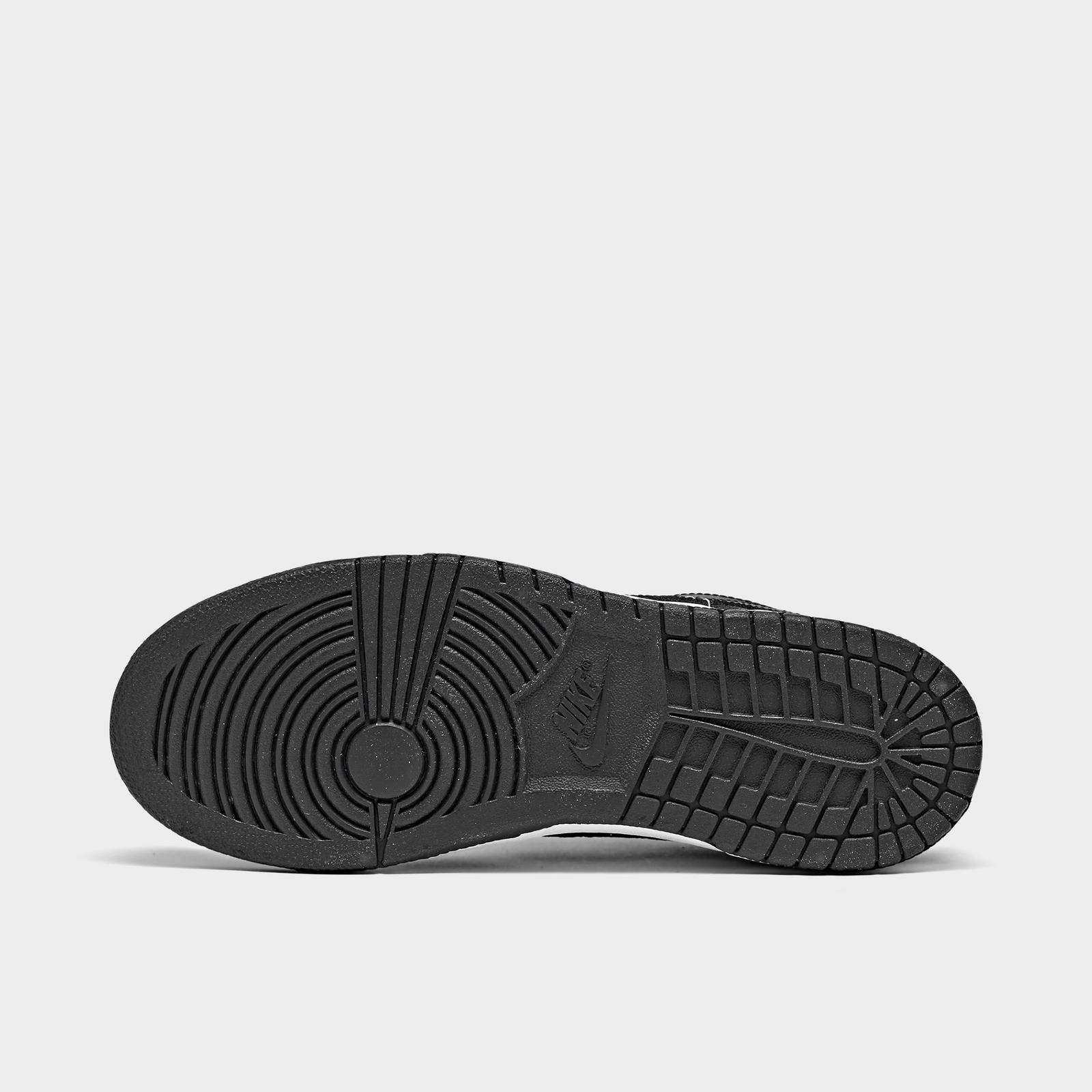 Little Kids' Nike Dunk Low Casual Shoes - White/Black/White