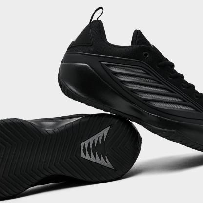 Men's adidas Believe That 1 Basketball Shoes - Black/Carbon/Iron Metallic - Detail shot