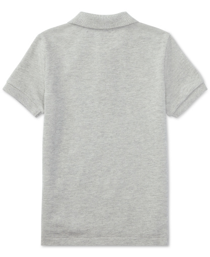Polo Ralph Lauren 8-20 Boys' Cotton Mesh Logo Polo Shirt - New Grey Heather