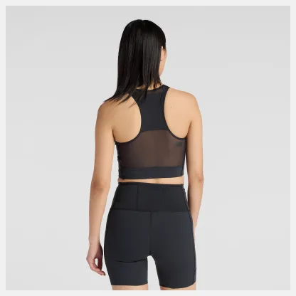 New Balance RC Elite Storage Crop Tank, WT61P7F8BK