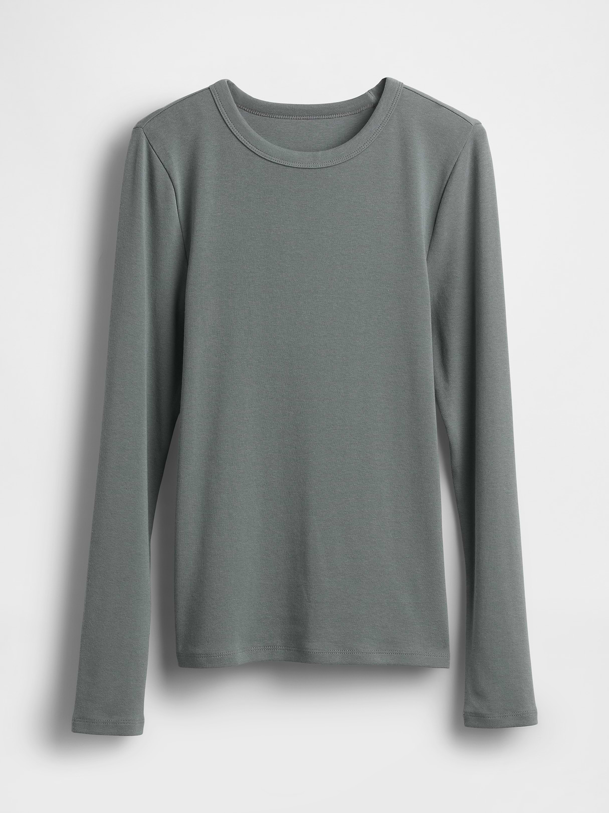 Modern Crewneck T-Shirt - Vintage palm green
