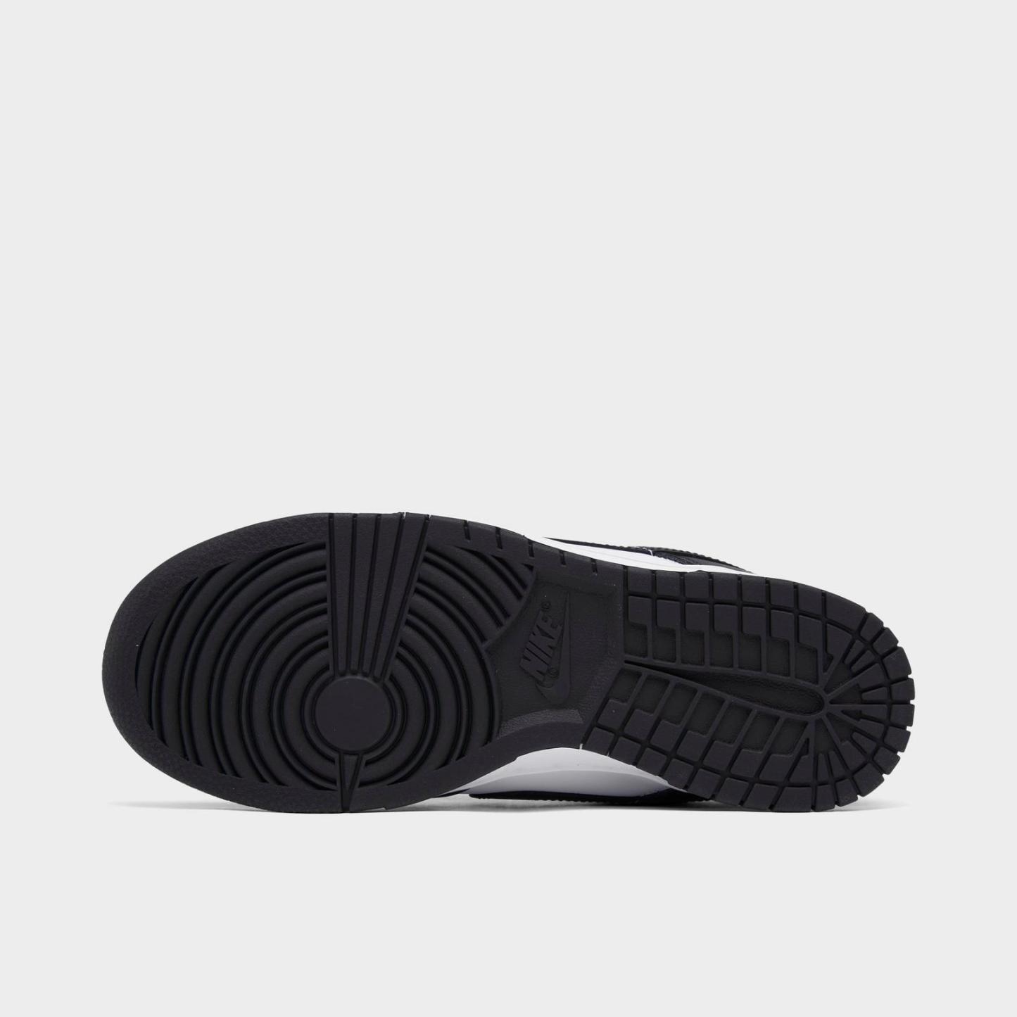 Women's Nike Dunk Low Retro Casual Shoes - White/Black/White