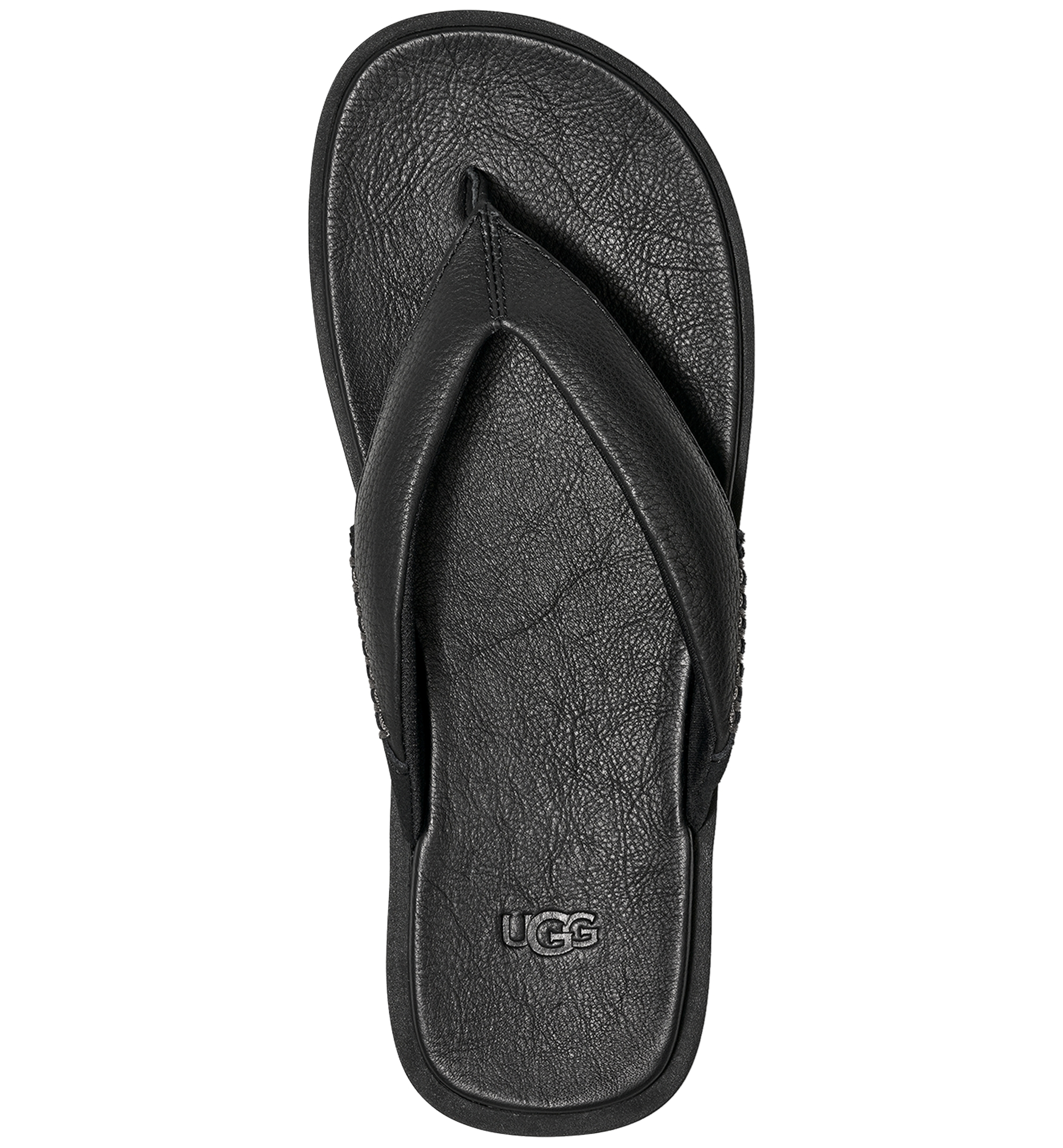 UGG® Men's Seaside II Flip Sandals - Black