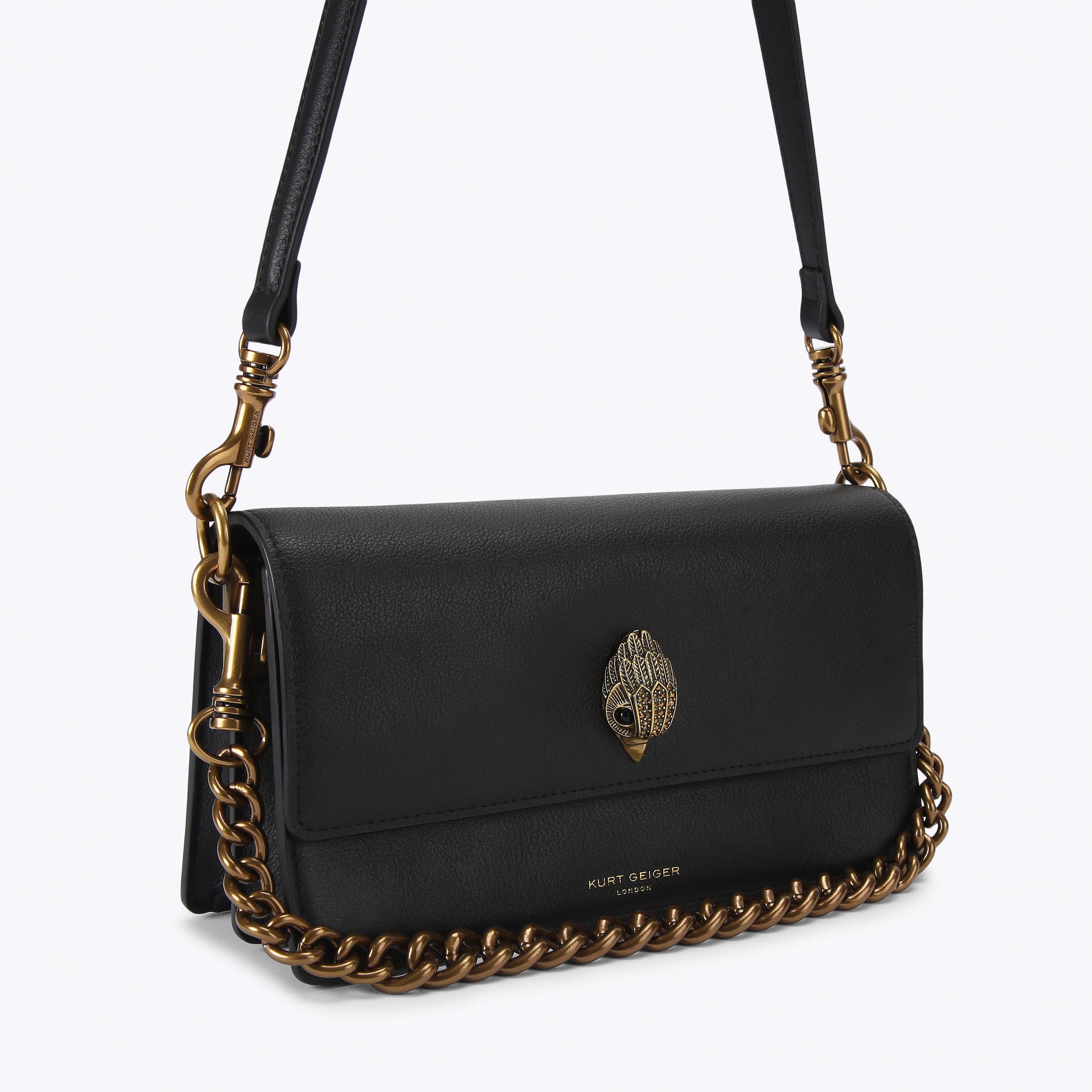 Kurt Geiger London Sloane Soft Shoulder Bag - Black - view 3