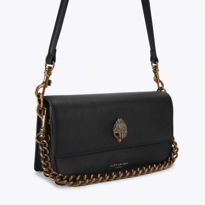 Kurt Geiger London Sloane Soft Shoulder Bag - Black - view 3