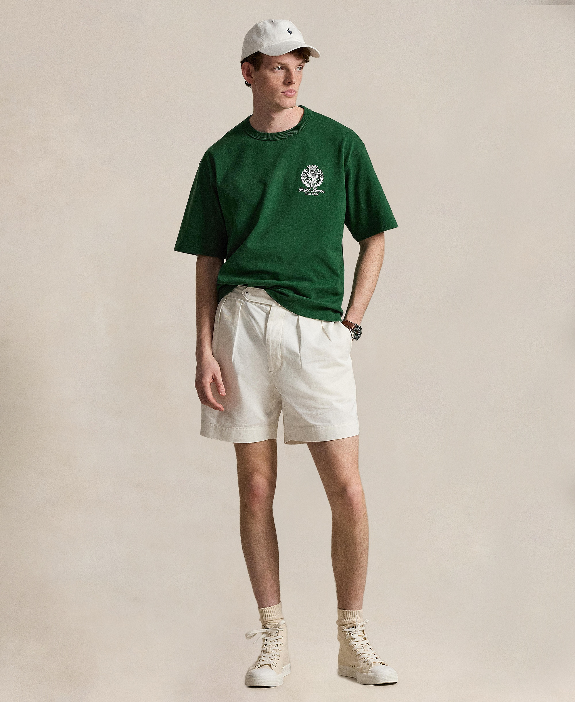 Polo Ralph Lauren Men's Jersey Graphic Relaxed-Fit T-Shirt - New Forest