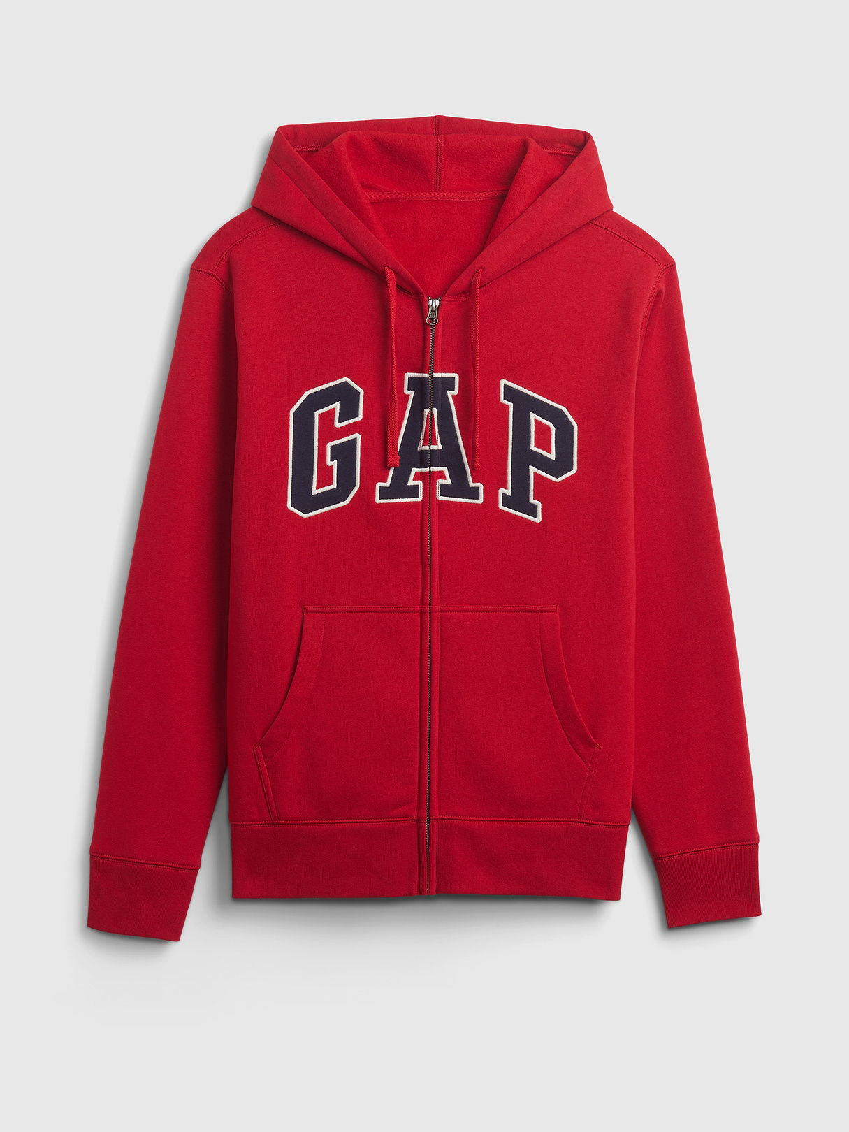 Adult VintageSoft Arch Logo Zip Hoodie - red apple