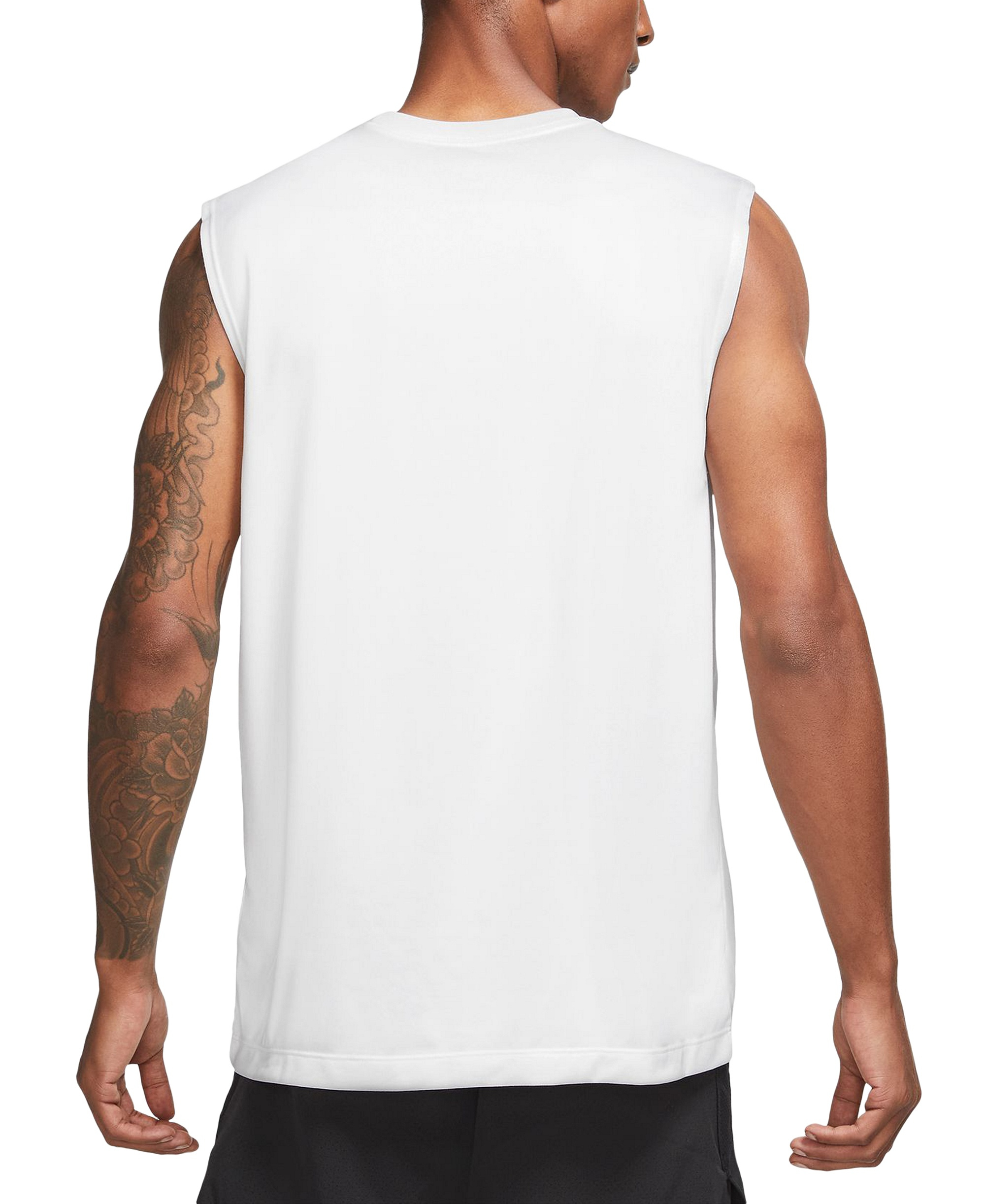 Nike Men's Legend Dri-FIT Sleeveless Fitness T-Shirt - White/Black