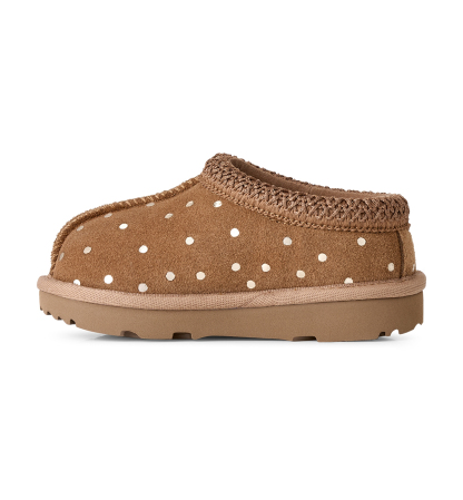 UGG® Toddler Kids Tasman II Shiny Dots Clog Slippers - Chestnut