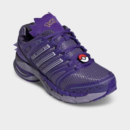Girls' Big Kids' adidas x Liberty London Adistar Control 5 Casual Shoes - Purple/Energy Ink/Magic Lilac - Both shoes facing left