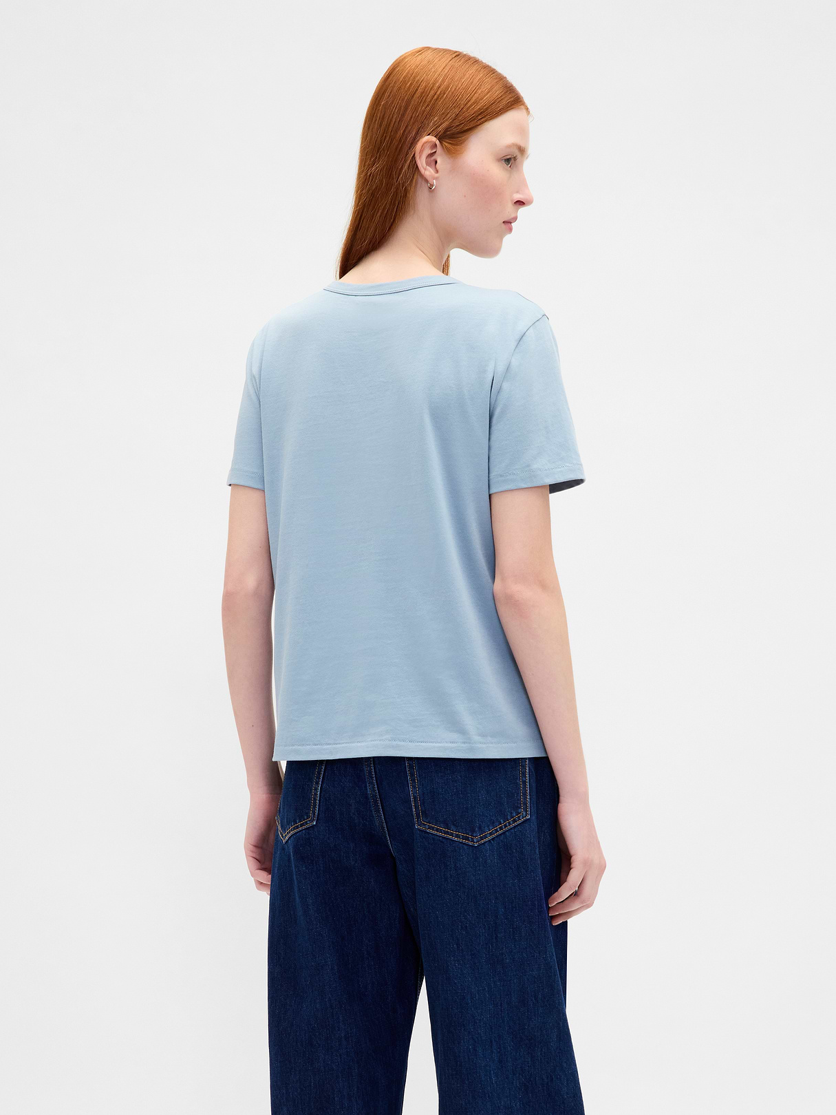 Organic Cotton VintageSoft T-Shirt - New england sky blue