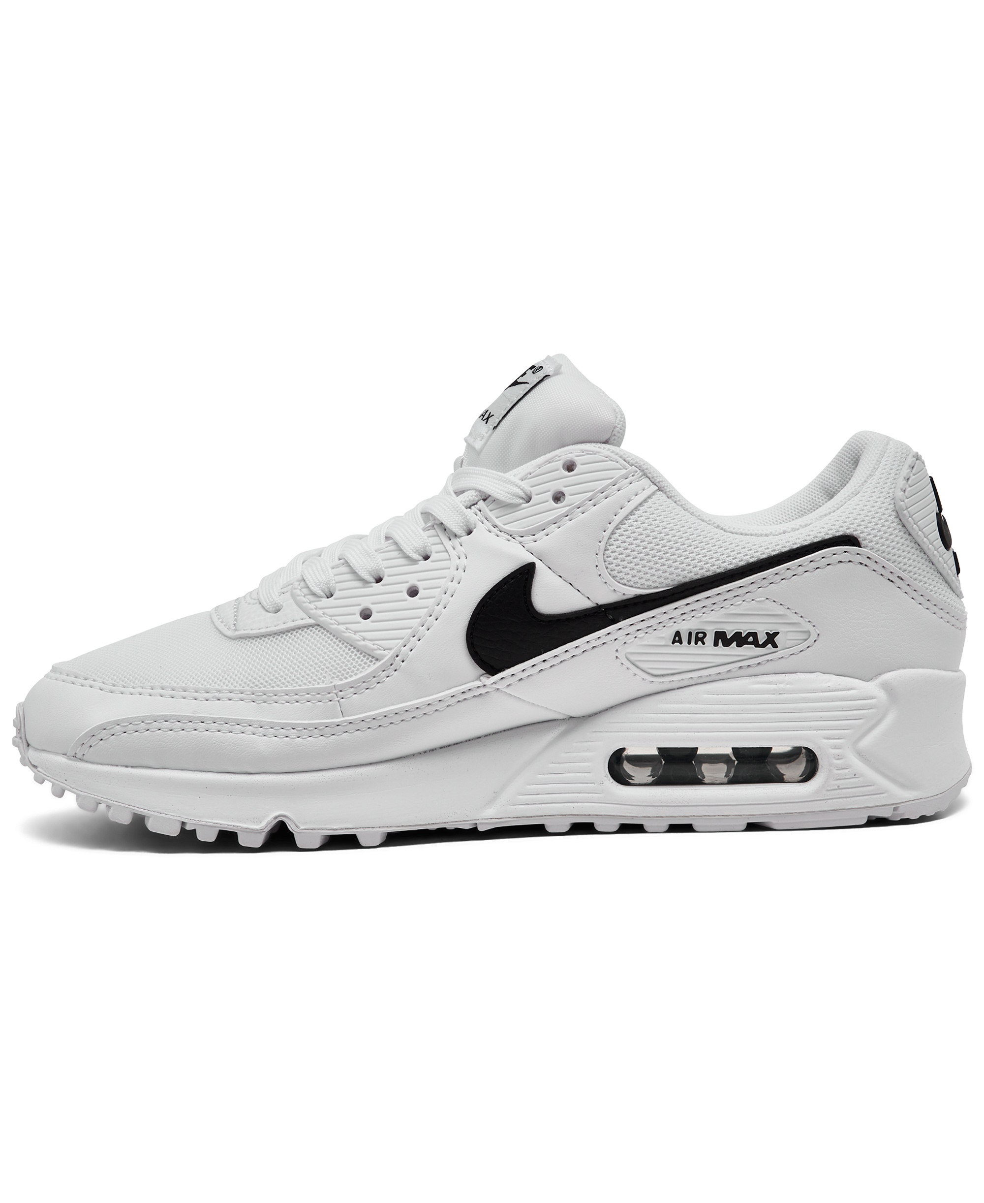 Nike Women's Air Max 90 Casual Sneakers from Finish Line - White, Black