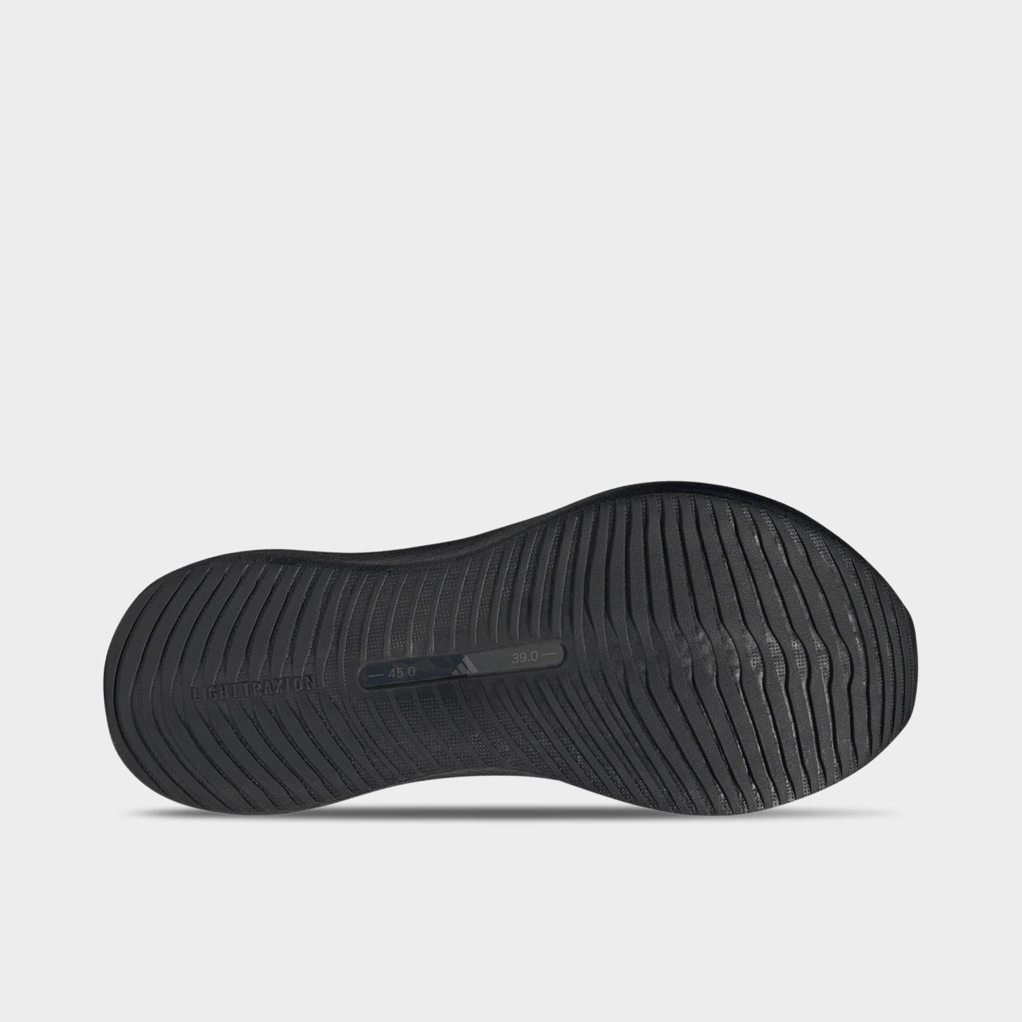 Women's adidas Hyperboost Edge Running Shoes - Part 1 - Core Black/Carbon/Carbon - Bottom view