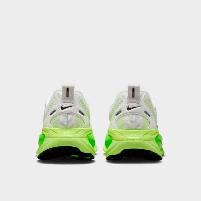 Men's Nithtke Vomero 18 Running Shoes - Part 2 - White/Electric Green/Volt/Black - Back view