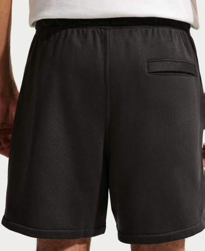 Nike Men's Club French Terry Flow Pull-On Shorts - Black