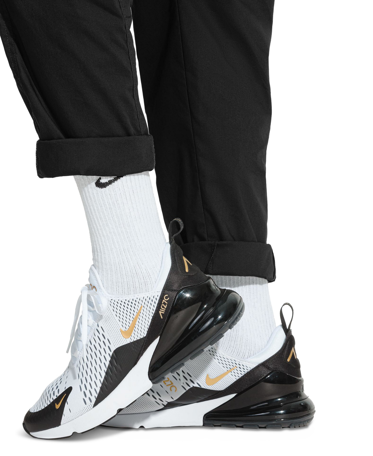 Nike Unisex Everyday Plus Cushioned Training Crew Socks, 6-Pack - White