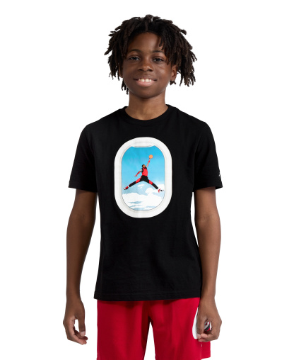 Jordan Boys' 8-20 Plane Window Short-Sleeve T-Shirt - Black