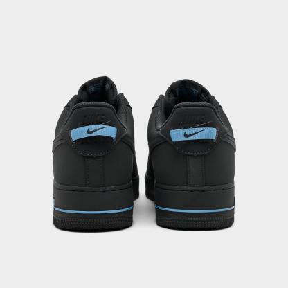 Men's Nithtke Air Force 1 '07 Casual Shoes - Part 1 - Anthracite/Anthracite/Football Blue - Back view