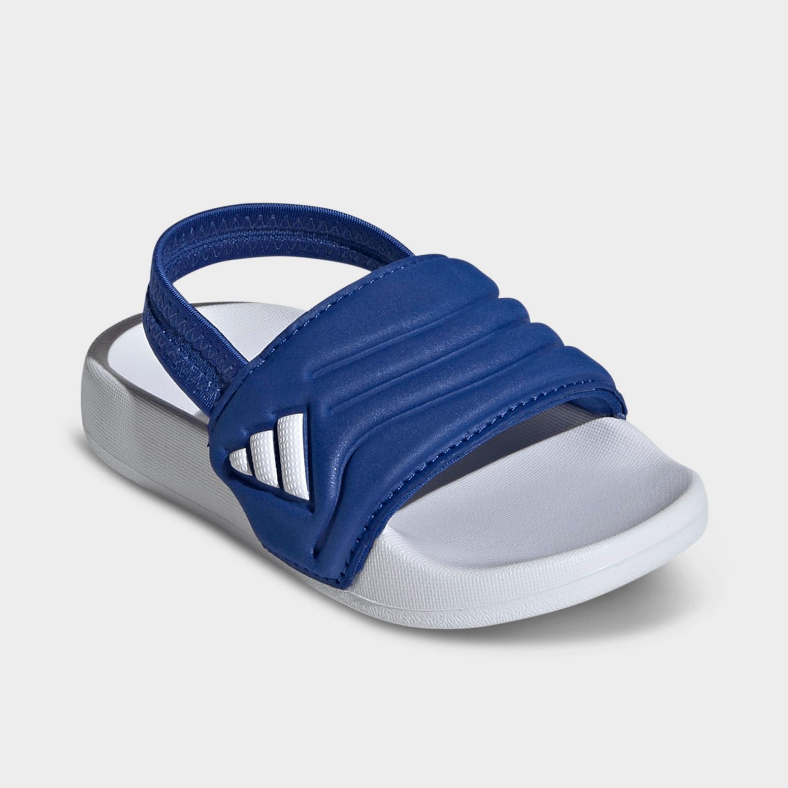 Kids' Toddler adidas adilette Estrap 2.0 Slide Sandals - Team Royal Blue/White - view 2