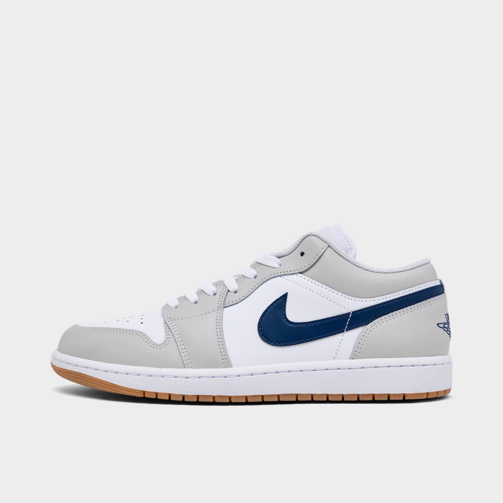 Men's Air Jordan Retro 1 Low Casual Shoes - Black/True Blue/Varsity Red/Summit White - view 1