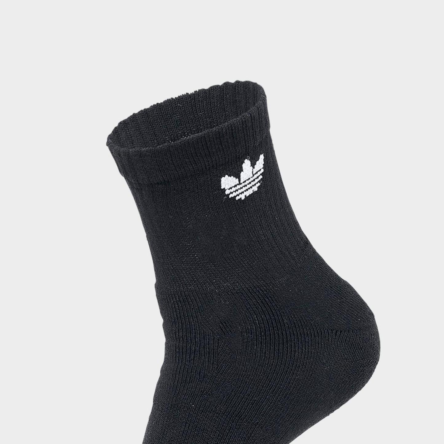 adidas Originals Trefoil 2.0 Quarter Socks (6-Pack) - Black - view 4