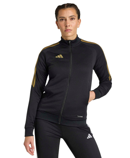 adidas Women's Tiro 26 Quarter-Zip Jacket - Black/dark Football Gold
