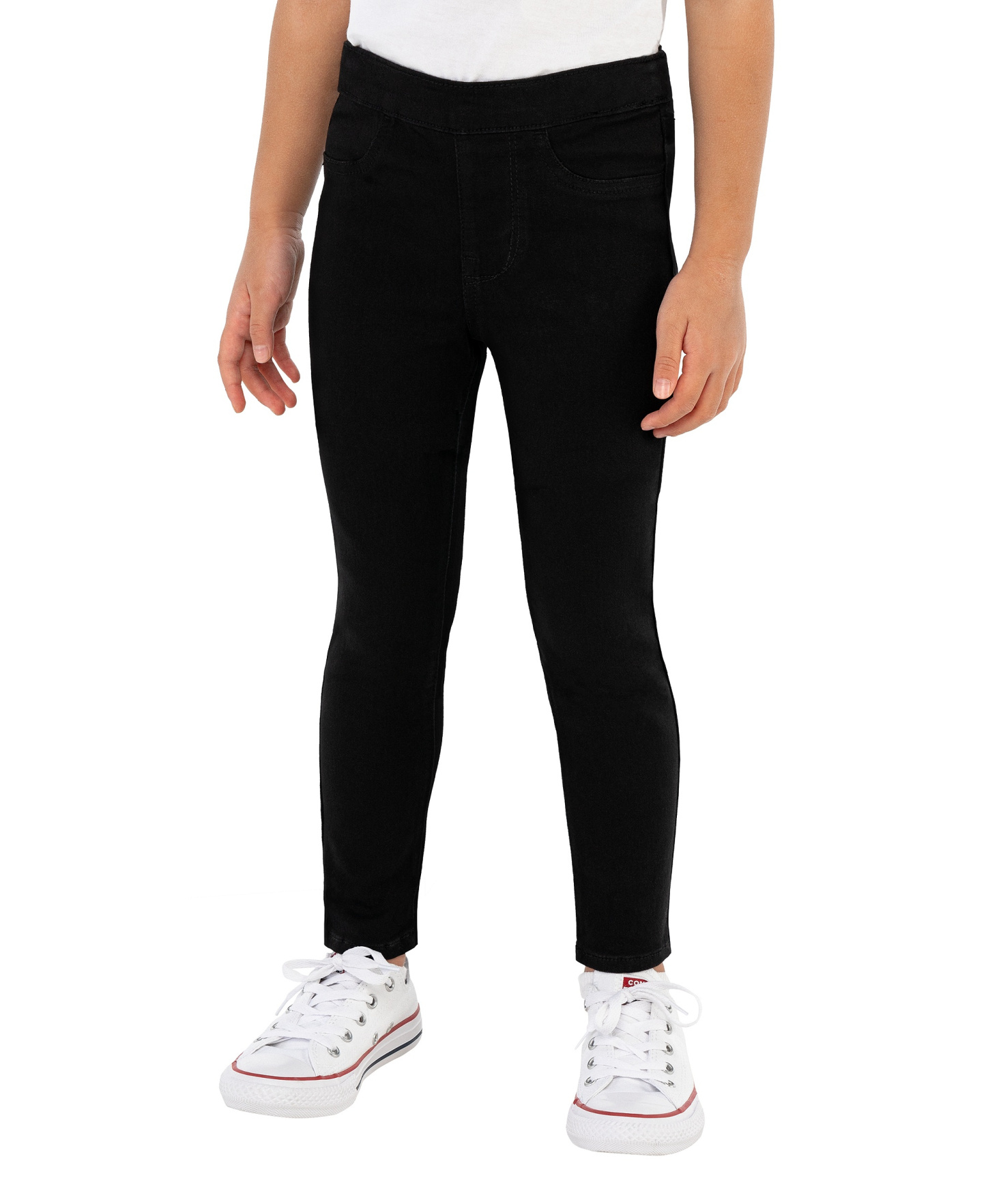 Levi's Little Girls Adjustable Waistband Stretch Jeggings - Oxford