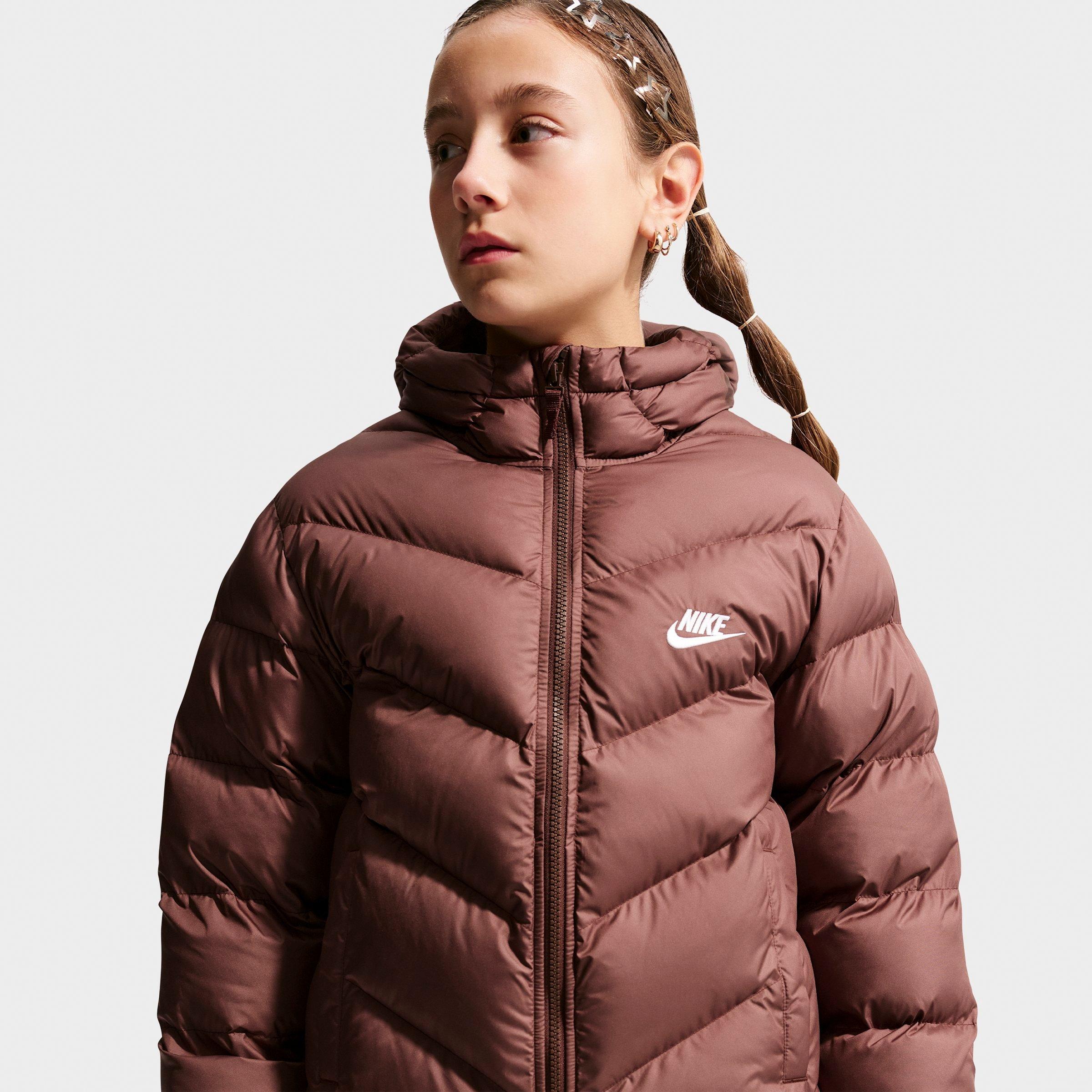 Big Kids' Nithtke Sportswear All Day Play Therma-FIT Loose-Fit Puffer Jacket - Mystic Date