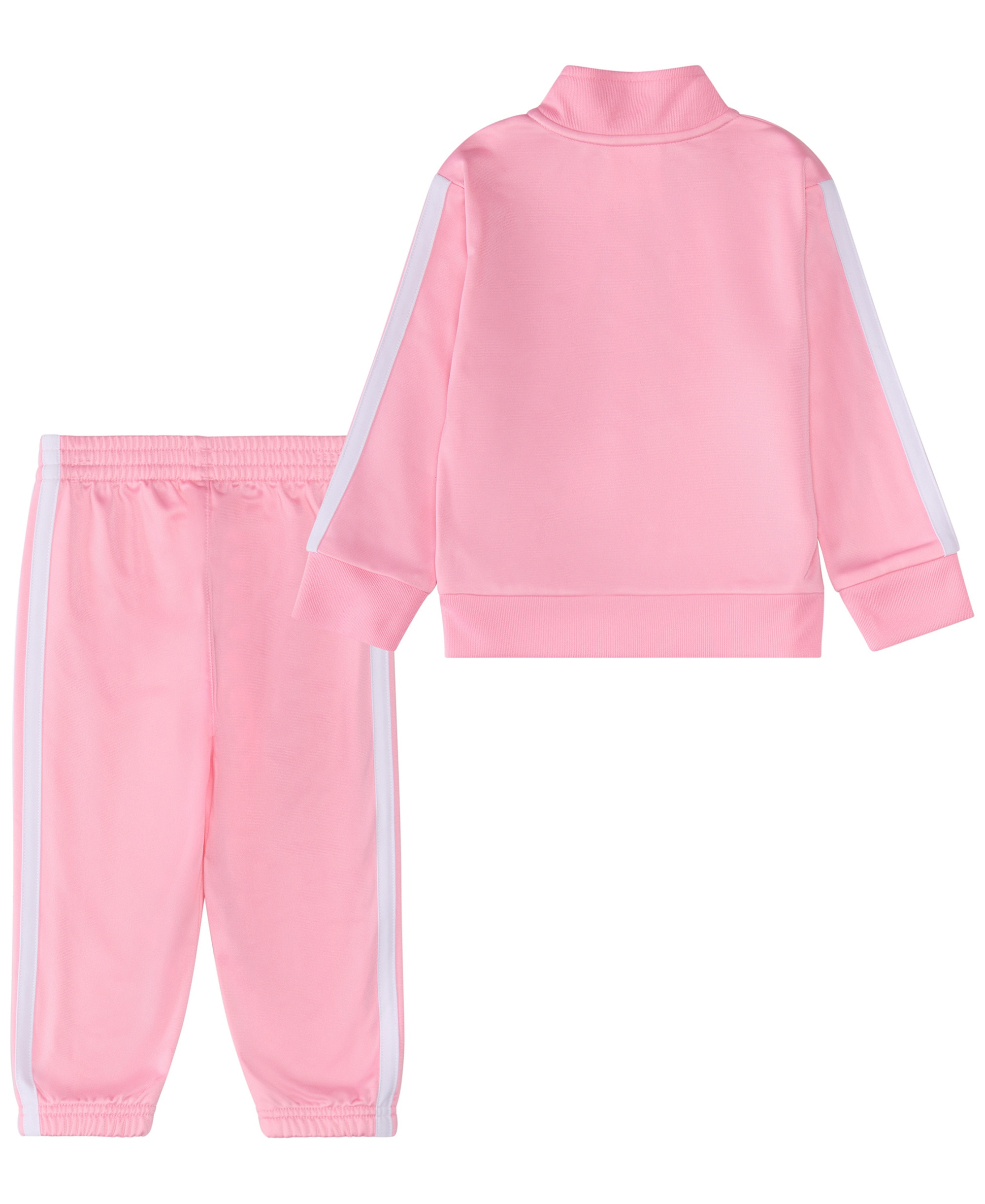 adidas Baby Girls 2-Piece Tricot Track Jacket and Pants Set - Light Pink